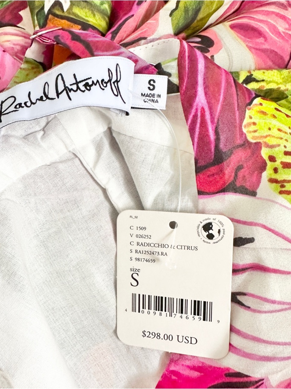 NWT Rachel Antonoff Rebecca Bow Tie Midi Dress - Picture 10 of 11